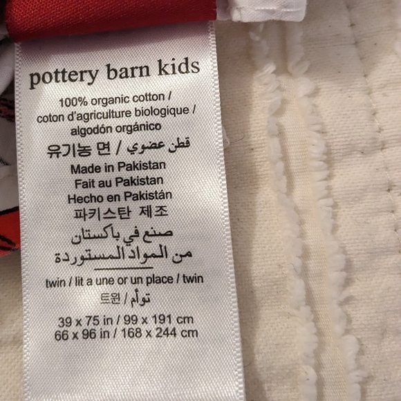 Pottery Barn Kids Peanuts Christmas Organic Sheet Set Twin - Picture 8 of 8